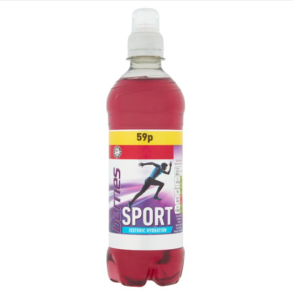 Euro Shopper Berries Sport Isotonic Hydration Drink 500ml X12 Energy euro-shopper-berries-sport-isotonic-hydration-drink-500ml-x12-energy