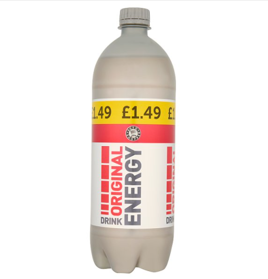 Euro Shopper Original Energy Drink 1l x12 Energy 2 The Door Euro Shopper Original Energy Drink 1l x12 Energy 2 The Door