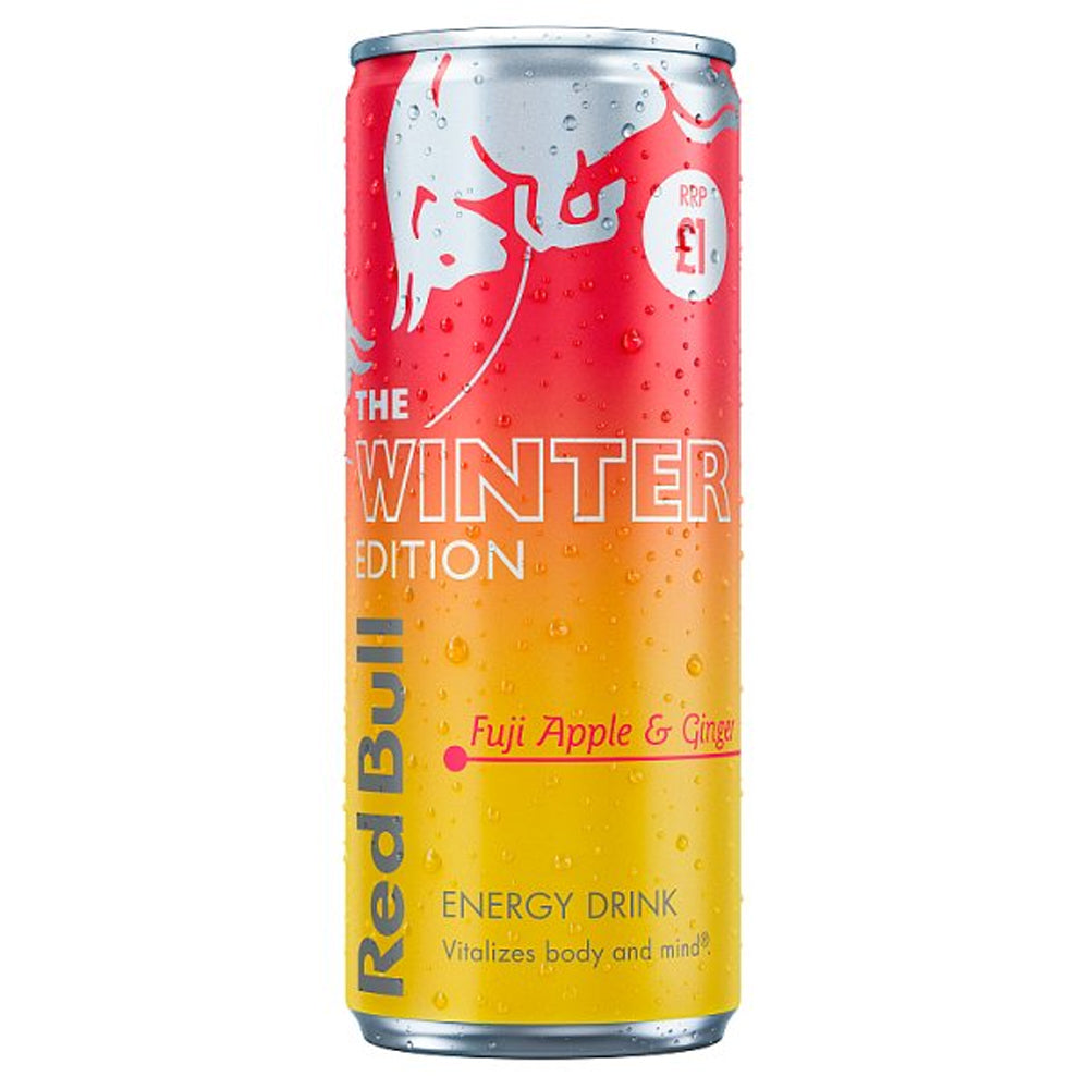 Red bull apple and ginger fuji winter edition