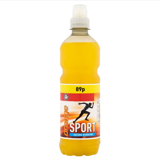 Euro Shopper Orange Sport Isotonic Hydration 500ml x12