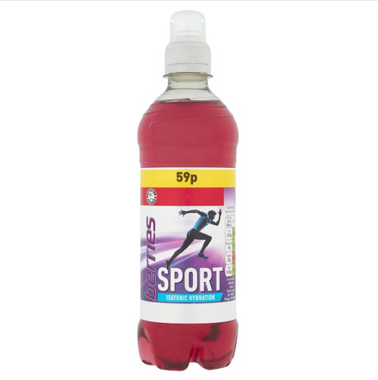 Euro Shopper Berries Sport Isotonic Hydration 500ml x12