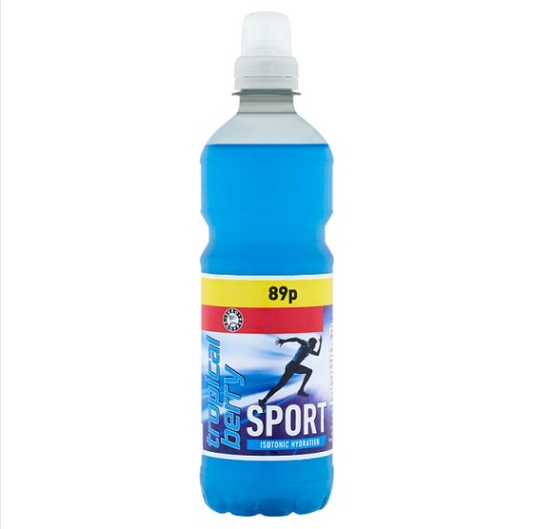 Euro Shopper Sport Isotonic Hydration Tropical Berry 500ml x12