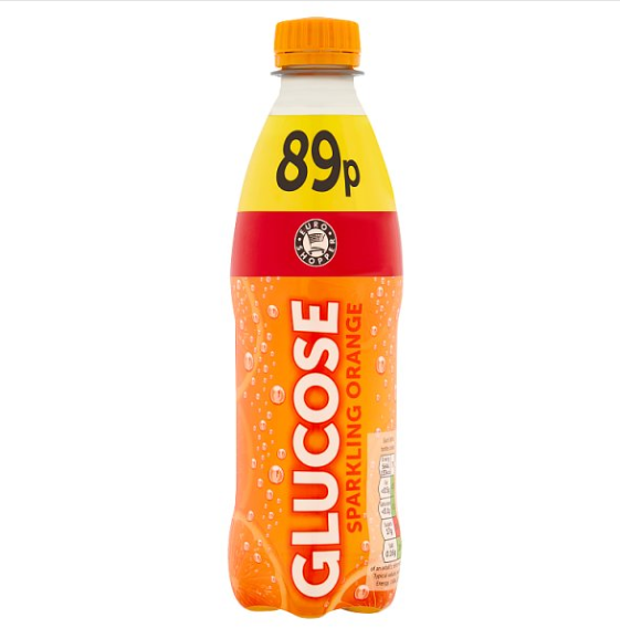 Euro Shopper Glucose Sparkling Orange 380ml x12