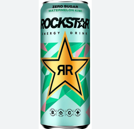 Rockstar Refresh Energy Drink Watermelon Kiwi 500ml x12