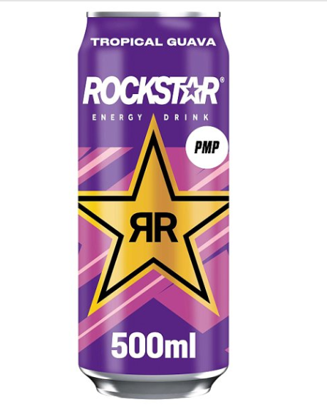 280624 Rockstar Tropical Guava Energy Drink 500ml x12