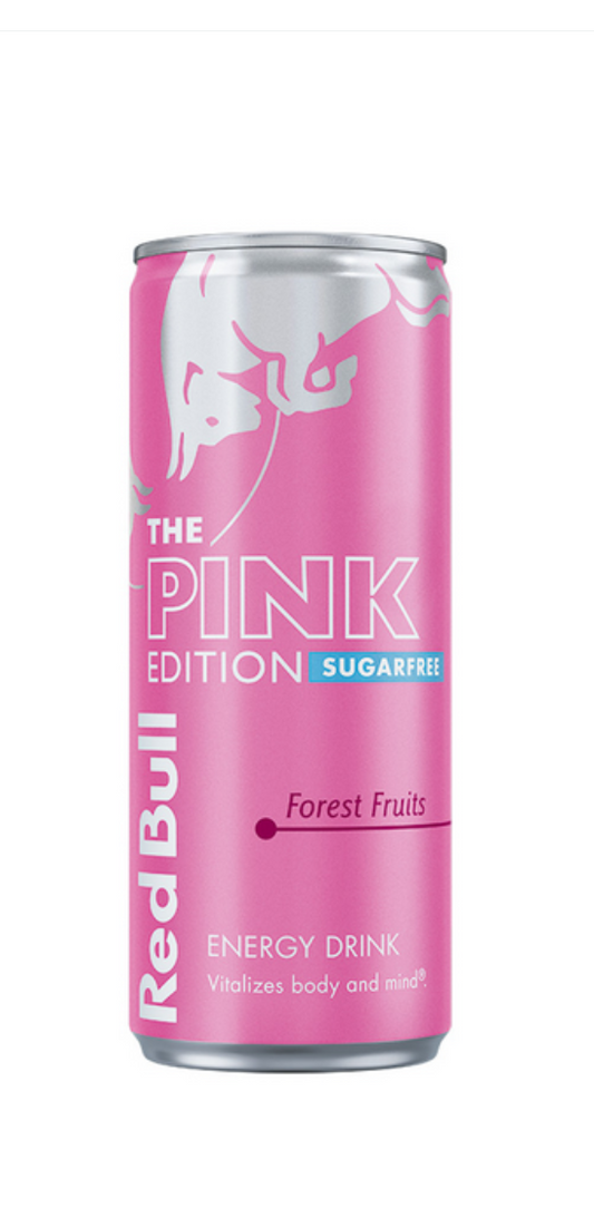 Red Bull The Pink Edition Sugarfree Forest Fruits Energy Drink 250ml x12