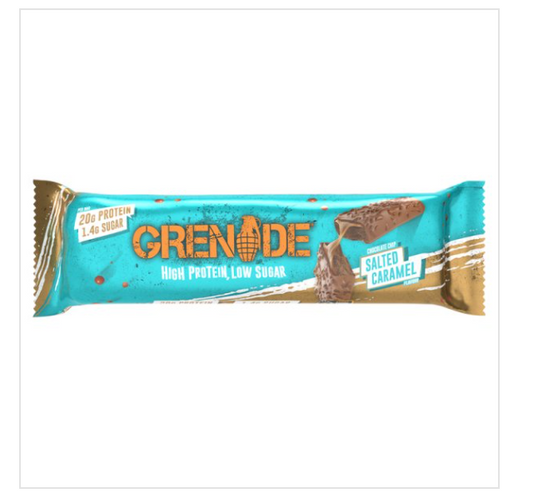 Grenade Chocolate Chip Salted Caramel Flavour 60g x12