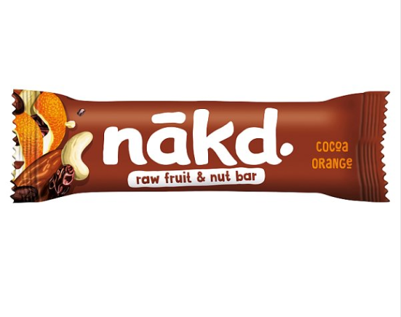 Nakd Cocoa Orange Raw Fruit & Nut Bar 35g x18