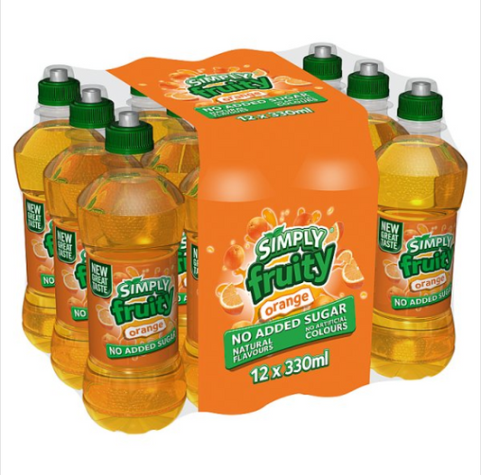 Simply Fruity Orange 12 x 330ml