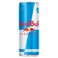 Red Bull Energy Drink, Sugar Free 250ml x24