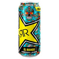 Rockstar Baja Juiced Mango Energy Drink 500ml x12