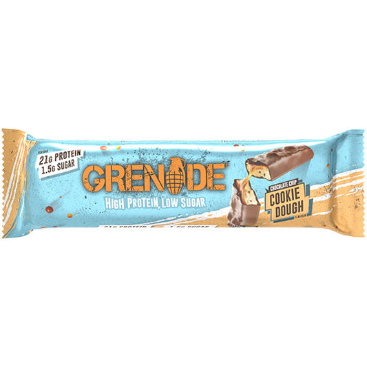 Grenade Crb Kill Protein Bar Chocolate Chip Cooki Dough 12 x 60g