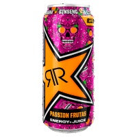 Rockstar Baja Juiced Passion Frutas Energy Drink Can 500ml x12