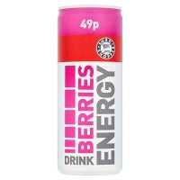 Euro Shopper Berries Energy Drink 250ml x24