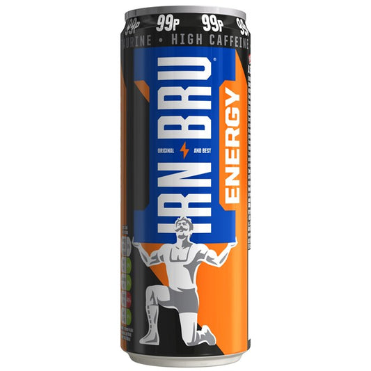IRN BRU ENERGY DRINK 330ml x12